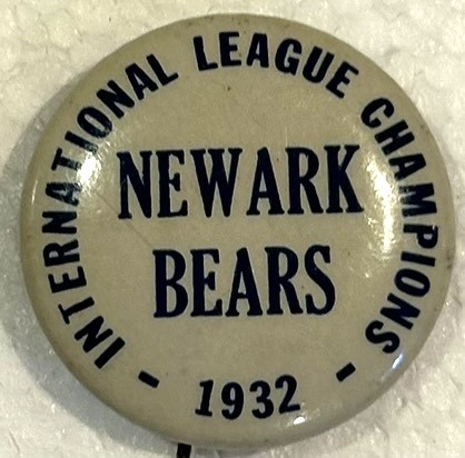 1932 NEWARK BEARS INTERNATIONAL CHAMPIONS PIN