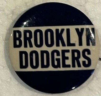 50s BROOKLYN DODGERS PIN