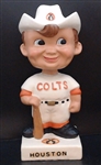 60S HOUSTON COLTS WHITE BASE BOBBING HEAD