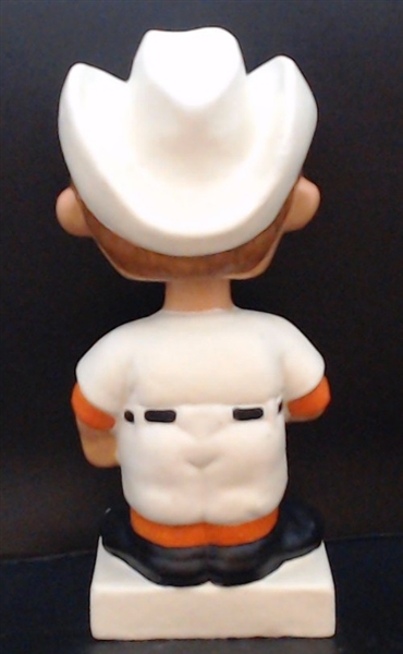 60'S HOUSTON COLTS WHITE BASE BOBBING HEAD