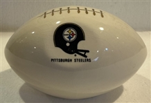 VINTAGE PITTSBURGH STEELERS FOOTBALL BANK