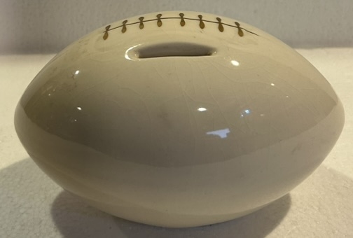 VINTAGE PITTSBURGH STEELERS FOOTBALL BANK