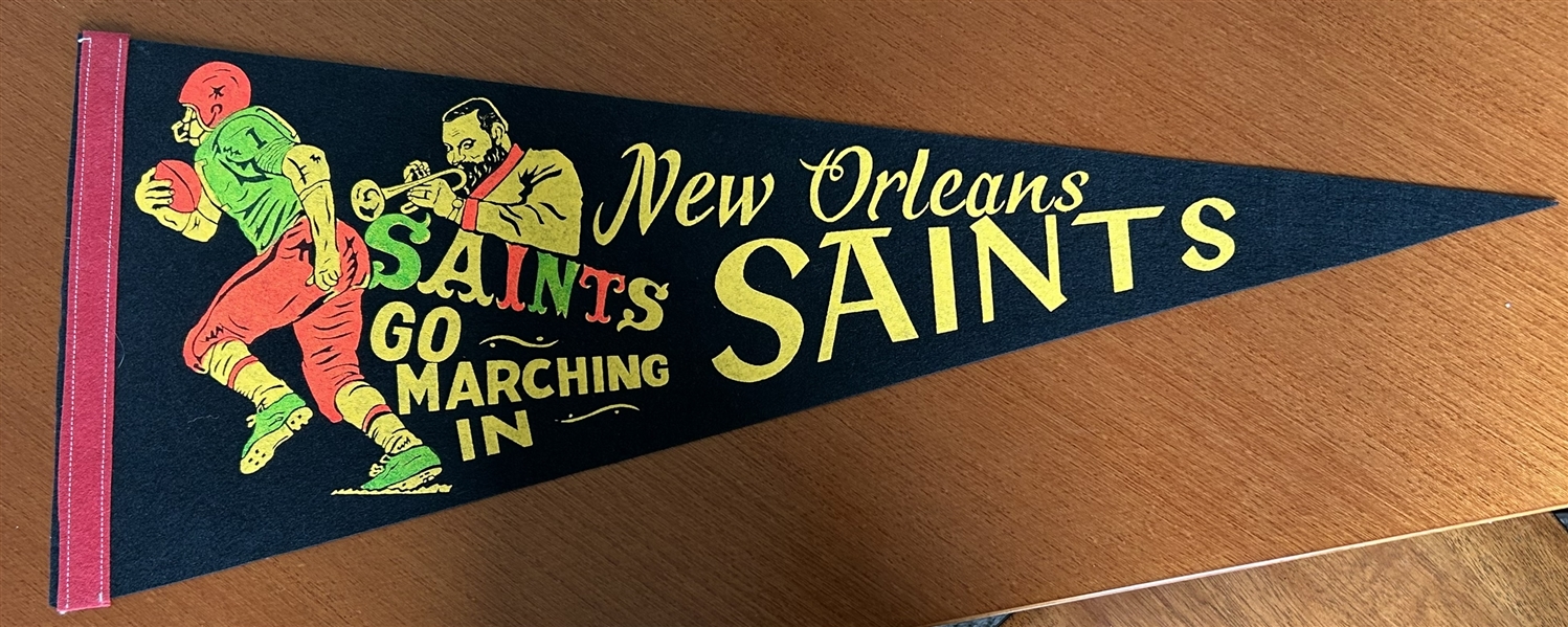 60s NEW ORLEANS SAINTS PENNANT