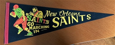 60s NEW ORLEANS SAINTS PENNANT