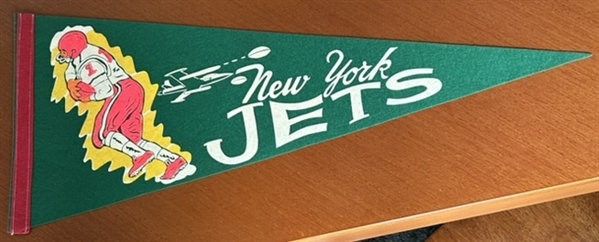 60s AFL NEW YORK JETS PENNANT