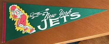 60s AFL NEW YORK JETS PENNANT