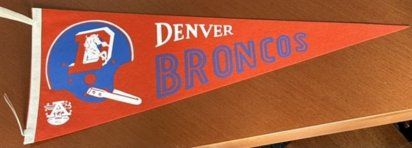 60s AFL DENVER BRONCOS PENNANT