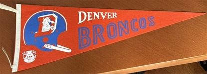 60s AFL DENVER BRONCOS PENNANT