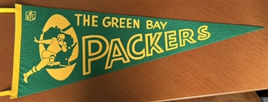 60s GREEN BAY PACKERS PENNANT