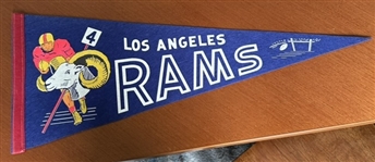 60s LOS ANGELES RAMS PENNANT