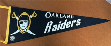 60s AFL OAKLAND RAIDERS PENNANT- SUPER SCARCE