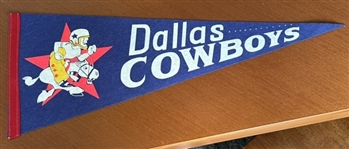 60s DALLAS COWBOYS PENNANT