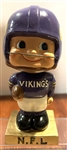 60s MINNESOTA VIKINGS "SQUARE GOLD BASE" BOBBING HEAD