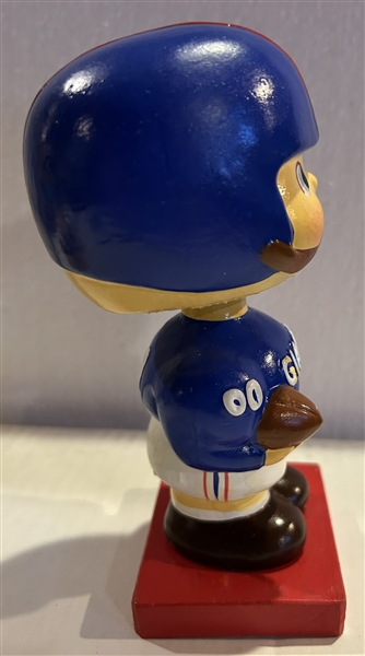 60s NEW YORK GIANTS WOOD BASE BOBBING HEAD 