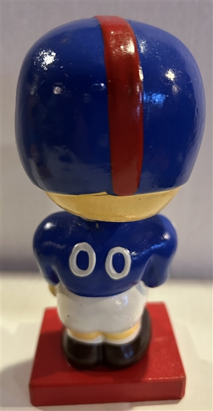 60s NEW YORK GIANTS WOOD BASE BOBBING HEAD 