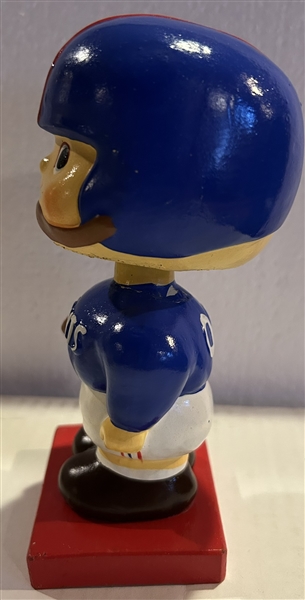 60s NEW YORK GIANTS WOOD BASE BOBBING HEAD 