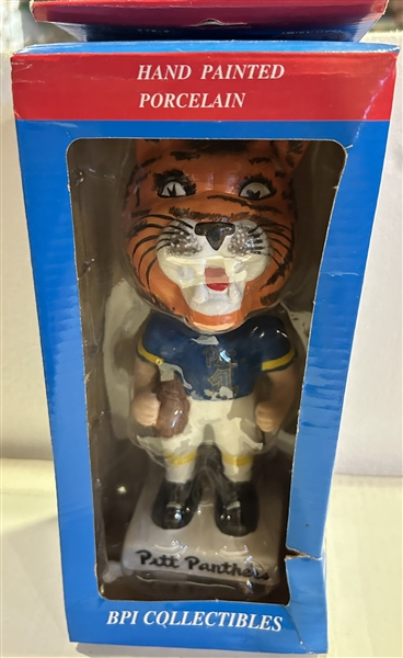 PITT PANTHERS MASCOT BOBBING HEAD w/BOX