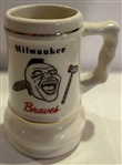 1957 MILWAUKEE BRAVES "NATIONAL LEAGUE CHAMPIONS" MUG