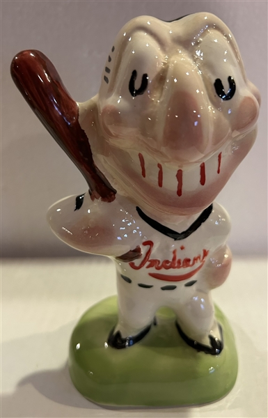 50s CLEVELAND INDIANS GIBBS-CONNER MASCOT BANK
