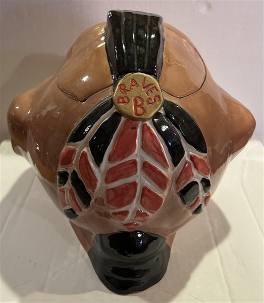 50s BOSTON BRAVES GIBBS-CONNER COOKIE JAR- MUST SEE