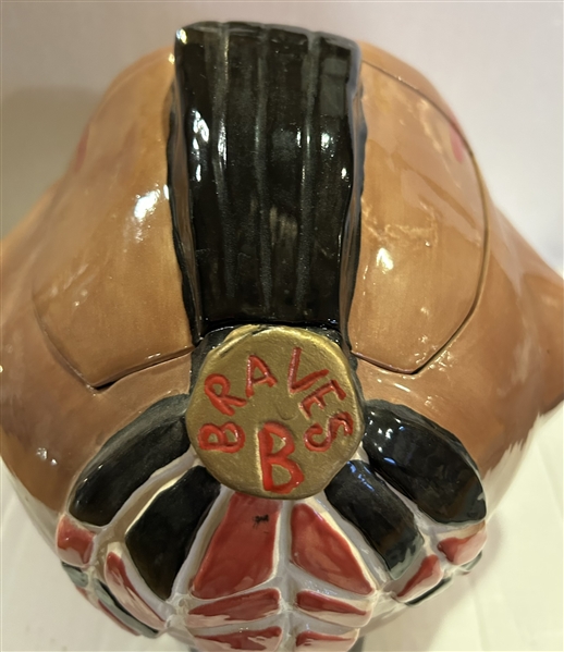 50s BOSTON BRAVES GIBBS-CONNER COOKIE JAR- MUST SEE