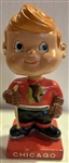 60s CHICAGO BLACK HAWKS "SQUARE BASE" BOBBING HEAD