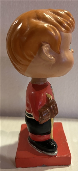 60s CHICAGO BLACK HAWKS SQUARE BASE BOBBING HEAD