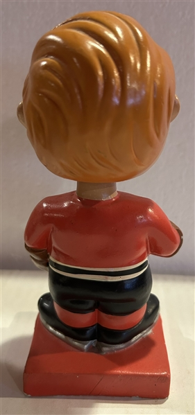 60s CHICAGO BLACK HAWKS SQUARE BASE BOBBING HEAD