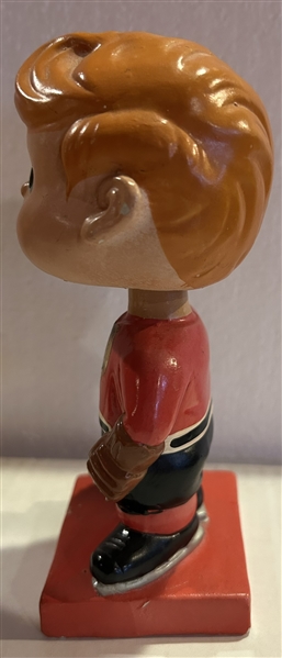 60s CHICAGO BLACK HAWKS SQUARE BASE BOBBING HEAD