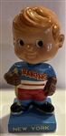 60s NEW YORK RANGERS "SQUARE BASE" BOBBING HEAD