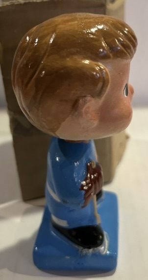 60s TORONTO MAPLE LEAFS mini ERROR BOBBING HEAD w/BOX