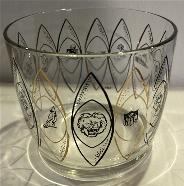 60s HEDY NFL ICE BUCKET w/TEAM LOGOS