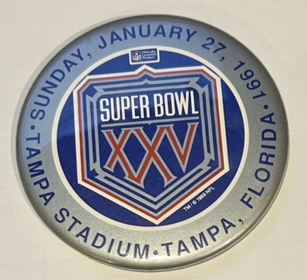 1991 SUPER BOWL XXV PIN - GIANTS vs BILLS
