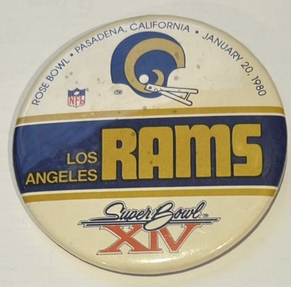 1980 SUPER BOWL XIV PIN - L.A. RAMS