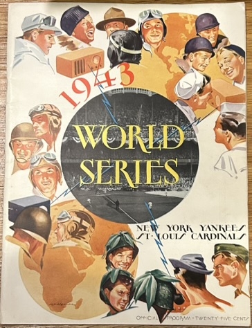 1943 WORLD SERIES PROGRAM - YANKEES vs CARDINALS