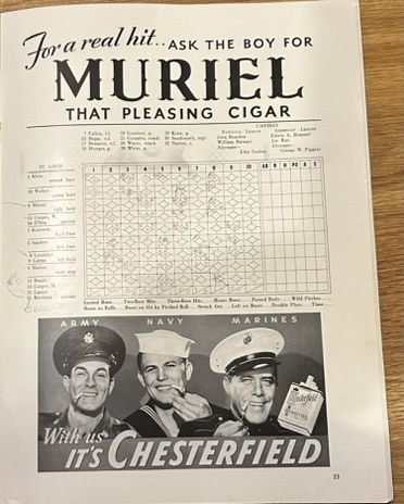 1943 WORLD SERIES PROGRAM - YANKEES vs CARDINALS