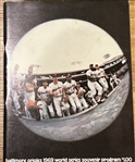1969 WORLD SERIES PROGRAM - ORIOLES vs METS