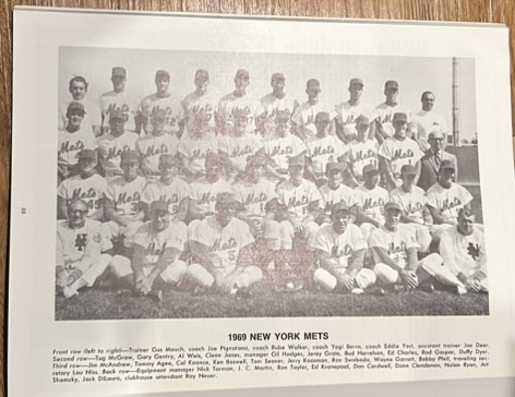 1969 WORLD SERIES PROGRAM - ORIOLES vs METS