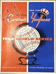 1964 WORLD SERIES PROGRAM - CARDINALS vs YANKEES- MANTLE HRs 2X