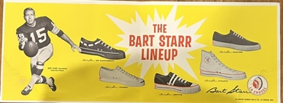 VINTAGE GREEN BAY PACKERS BART STARR" ADVERTISING POSTER