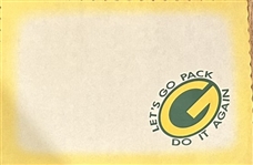 VINTAGE GREEN BAY PACKERS PLACEMAT