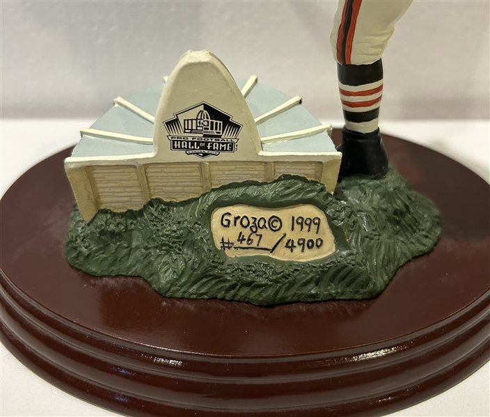 1999 LOU GROZA PRO FOOTBALL HALL OF FAME SIGNED STATUE