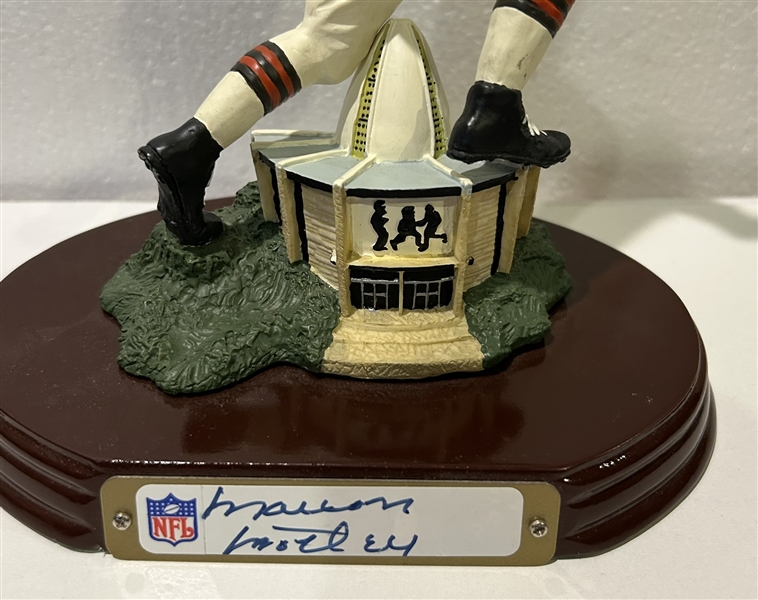 1999 MARION MOTLEY PRO FOOTBALL HALL OF FAME SIGNED STATUE