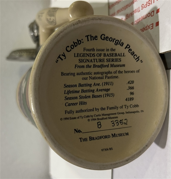1994 TY COBB BEER STEIN - MUST SEE!