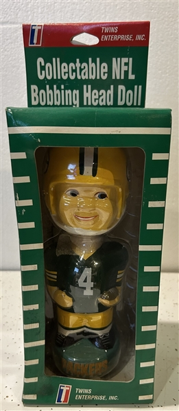 GREEN BAY PACKERS BRETT FARVE BOBBING HEAD w/BOX