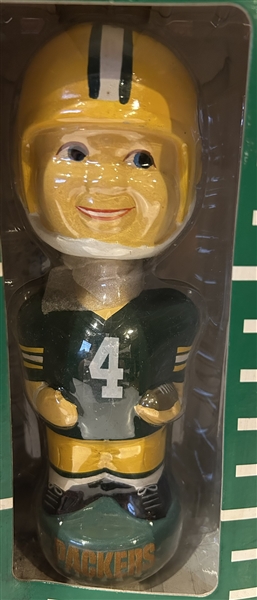 GREEN BAY PACKERS BRETT FARVE BOBBING HEAD w/BOX