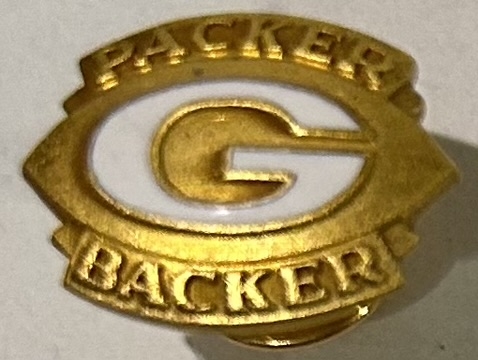 VINTAGE GREEN BAY PACKERS PACKER BACKER TIE CLASP - L@@K!