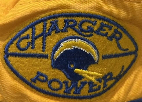 VINTAGE SAN DIEGO CHARGERS CHARGER POWER BUCKET HAT