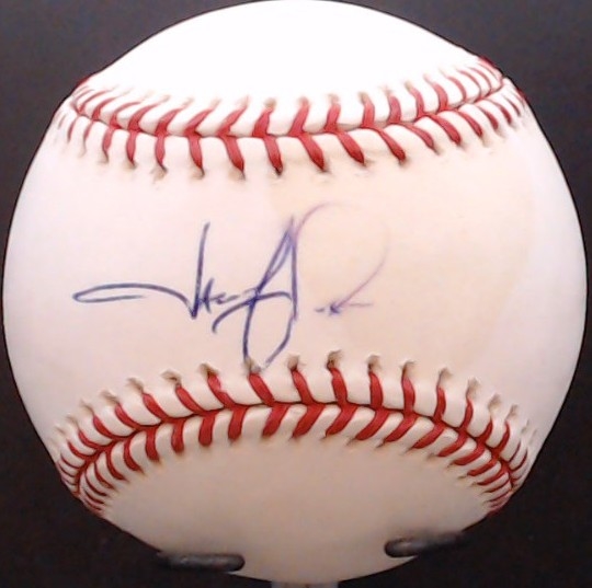 JOBA CHAMBERLAIN SIGNED BASEBALL W/CAS COA