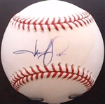 JOBA CHAMBERLAIN SIGNED BASEBALL W/CAS COA